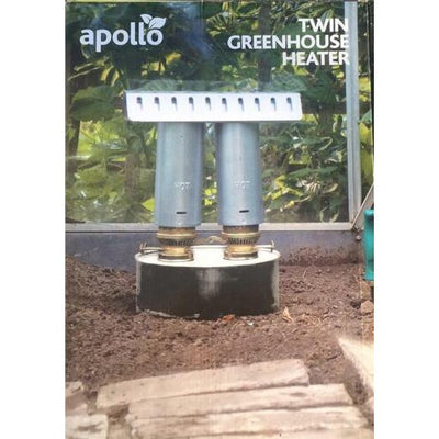 Apollo Twin Paraffin Greenhouse Heater - Frost Protection
