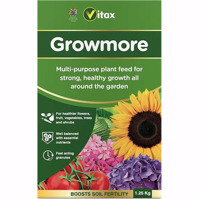 Vitax Growmore - Multi Purpose Plant Feed - 1.25Kg