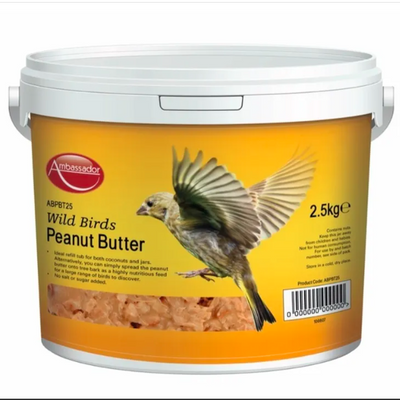 Ambassador Peanuts Butterly for Wildlife Birds - 2.5Kg Tub