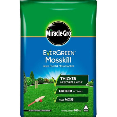 Miracle Gro EverGreen Mosskill Lawn Food - 400m2 - 14Kg