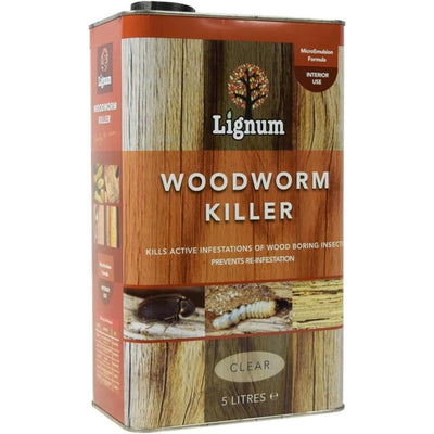 Lignum Woodworm Killer - 5L (Clear)