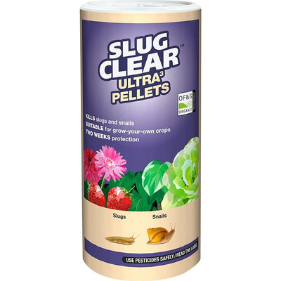 Slug Clear Ultra 3 Pellets - Organic Slugs & Snails Killer - 300g