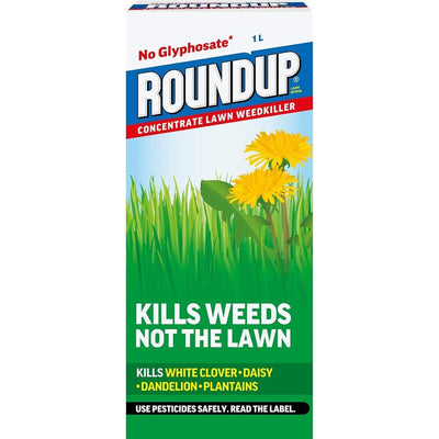 Roundup No Glyphosate Concentrate Lawn Weedkiller -1L