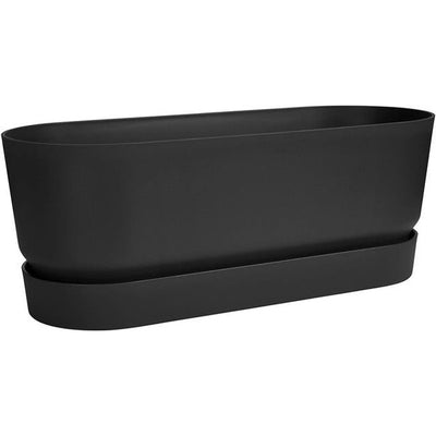Elho Greenville Trough Long - 50cm (Black)