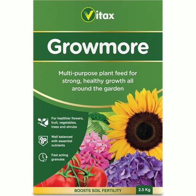 Vitax Growmore - Multi Purpose Plant Feed - 2.5Kg