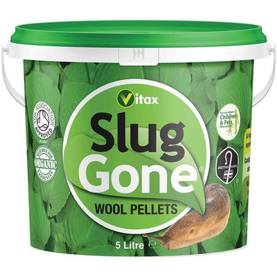 Vitax Slug Gone - Organic Wool Pellets - 5L Tub