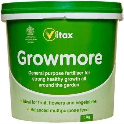 Vitax Growmore - General Purpose Plant Feed - 5kg Tub