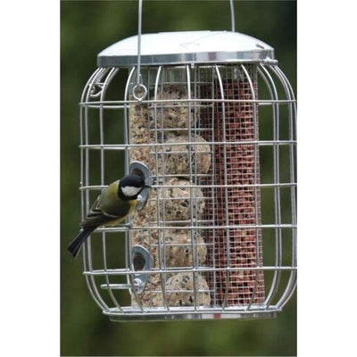 Henry Bell - Sterling - 3-in-1 Squirrel Proof Hanging Bird Feeder