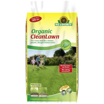 Neudorff Organic CleanLawn 3 in 1 Lawn Fertiliser - 8Kg
