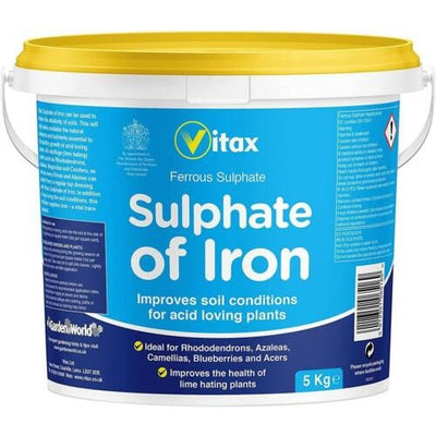 Vitax Sulphate of Iron - Soil Conditioner - 5Kg Tub