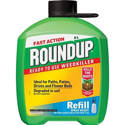 Roundup Ready to Use Path, Patio, Drive Weedkiller Refill - 5L