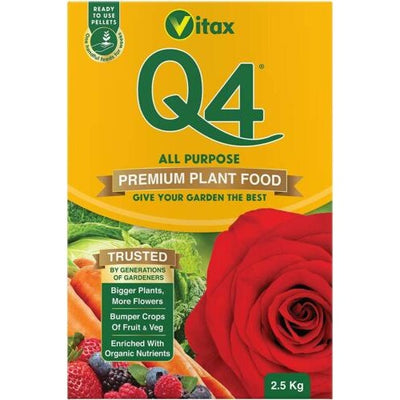 Vitax Q4 All Purpose Premium Plant Food - 2.5Kg