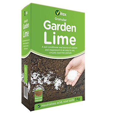 Vitax Granular Garden Lime Soil Conditioner - 3Kg