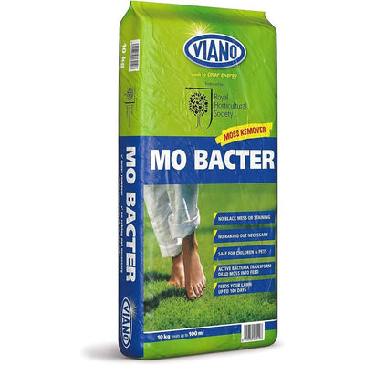 Viano Mo Bacter - Organic Lawn Fertiliser & Moss Killer - 10Kg