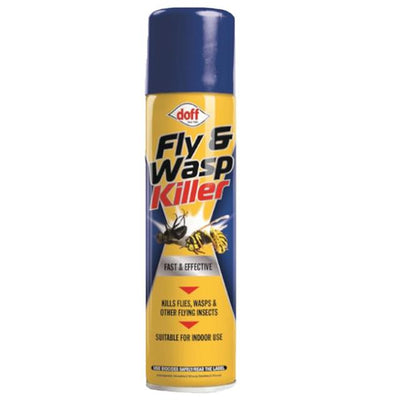 Doff Fly & Wasp Killer Spray Indoor Use Kill Flies Wasp & Flying Insect 300ml