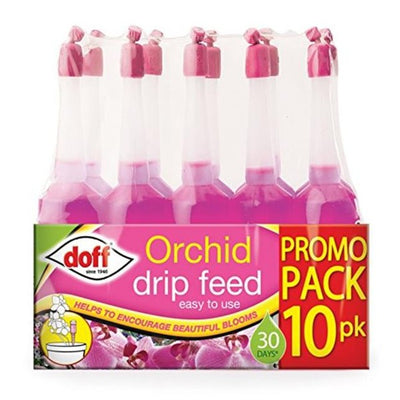 Doff Orchid Drip Feeders for Healthy Blooms Each Lasts for 30 Day Pack of 10 ‎