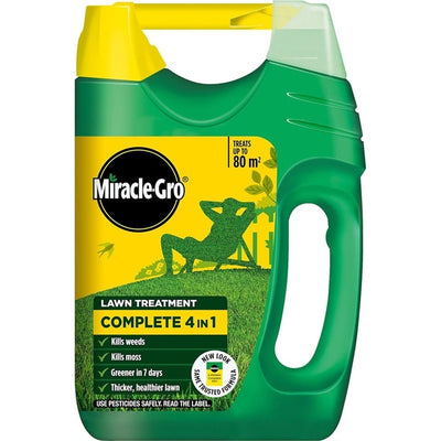 Miracle Gro Complete 4 in 1 Lawn Spreader - 80m2 - 2.8Kg