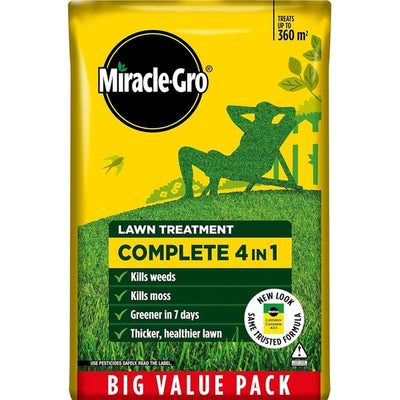 Miracle Gro Complete 4 in 1 Lawn Treatment - 360m2