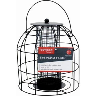 Redwood Leisure Squirrel Proof Hanging Peanut Feeder for Birds