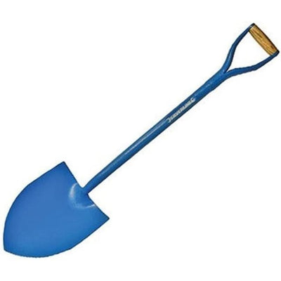 Silverline Solid Forged Round Mouth Shovel - Ash Wood Handle