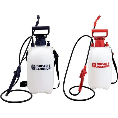 Spear & Jackson Pressure Pump Action Sprayer - 5L - Twin Pack