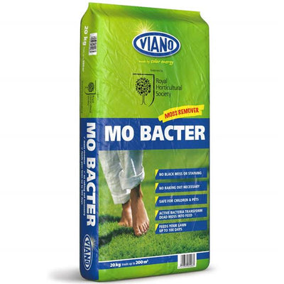 Viano Mo Bacter - Organic Lawn Fertiliser & Moss Killer - 20Kg