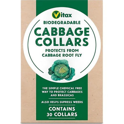 Vitax Cabbage Collars for Root Fly Repellent (Pack of 30)