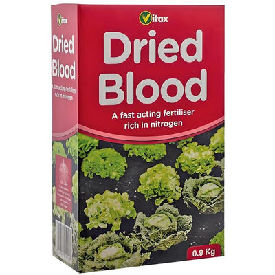 Vitax Dried Blood Fertiliser - Rich in Nitrogen - 0.9kg