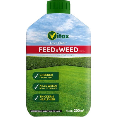 Vitax Feed & Weed Lawn Killer 1L (Covers 200m²)