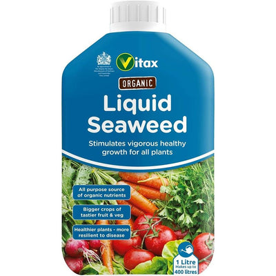 Vitax Organic Liquid Seaweed Growth Booster & Fertilizer - 1L