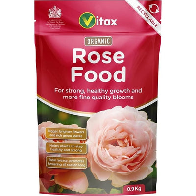 Vitax Organic Rose Feed for Strong Growth & High-Quality Blooms 900g