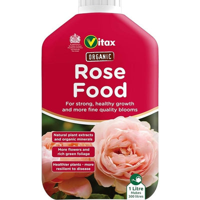 Vitax Organic Rose Food Liquid Fertiliser for Healthy Growth 1 L