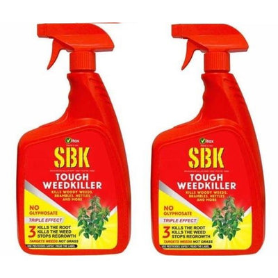 Vitax SBK No Glyphosate Tough Weedkiller Spray - 1L (Pack of 2)