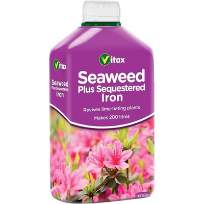 Vitax Seaweed Plus with Sequestered Iron Vibrant & Healthier Flowers 1L