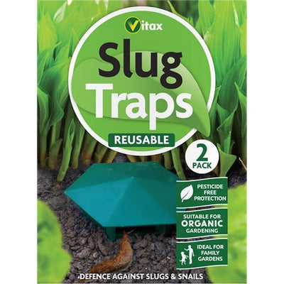 Vitax Reusable Eco-Friendly Slug Trap 2 Pack