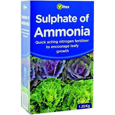 Vitax Sulphate of Ammonia Fast Nitrogen Boost for Plants 1.25 kg