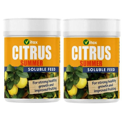Vitax Citrus Summer Fruit Feed Soluble Fertiliser 200g (Pack of 2)