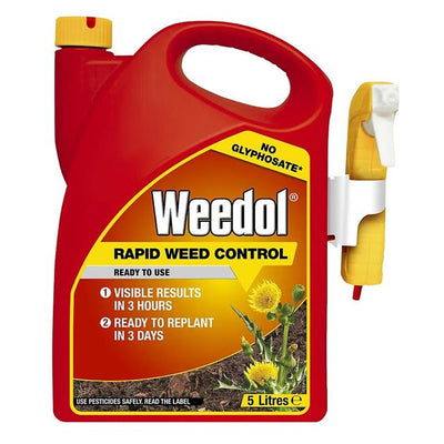 Weedol Rapid Weed Control - Ready to Use Sprayer - 5L